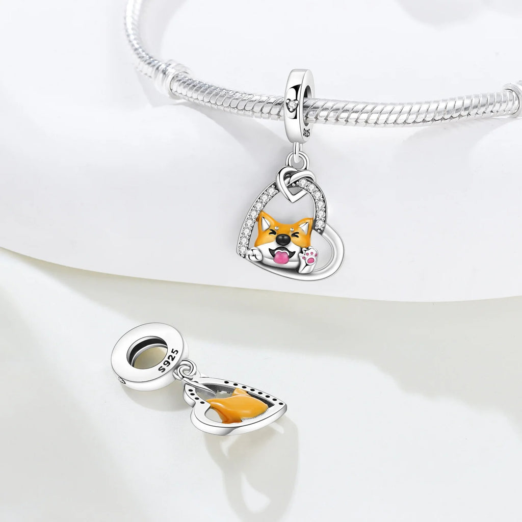 Shiba Inu Charm 🐕 - Fits Pandora Bracelets – Planet Charms