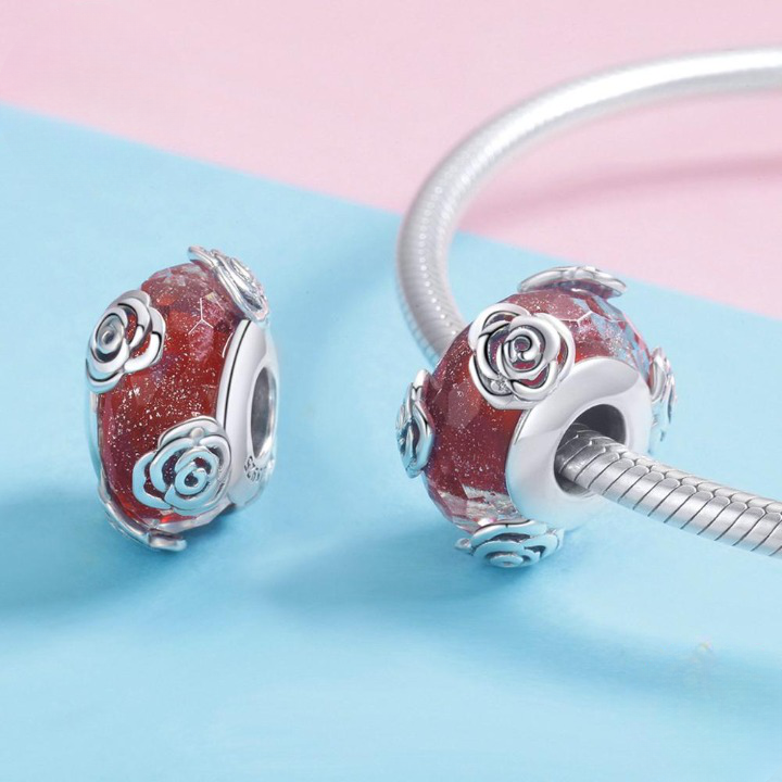 Faceted Blue Murano Glass Charm | Fits Pandora Bracelets Faceted Blue Murano Glass Charm | Fits Pandora Bracelets