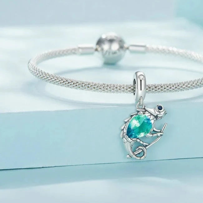 Chameleon Charm 🦎 Fits Pandora Bracelets Charms
