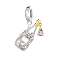 champagne bottle charm