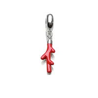 Red coral charm.