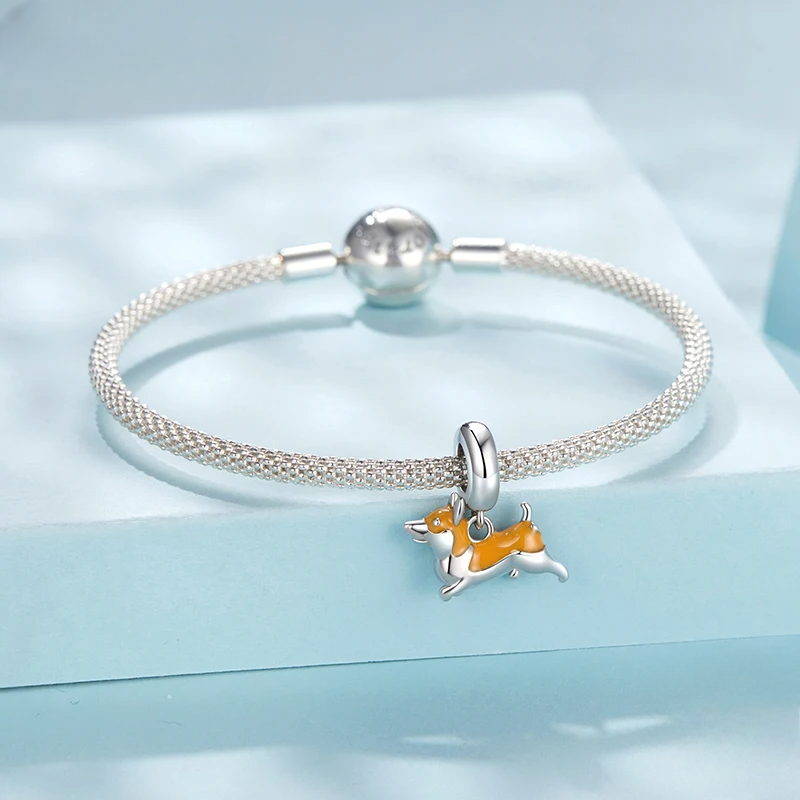 Corgi Charm 🐶 Fits Pandora Bracelets – Planet Charms