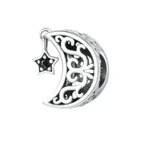 crescent moon and star charm