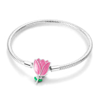 flower charm bracelet