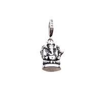 Silver Ganesha charm.