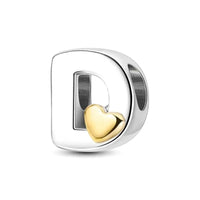 Gold Letter D Charm