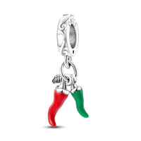 green chili pepper charm