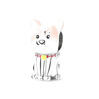 happy dog charm