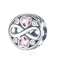 infinity heart charm
