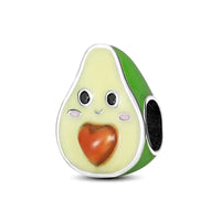 kawaii avocado charm