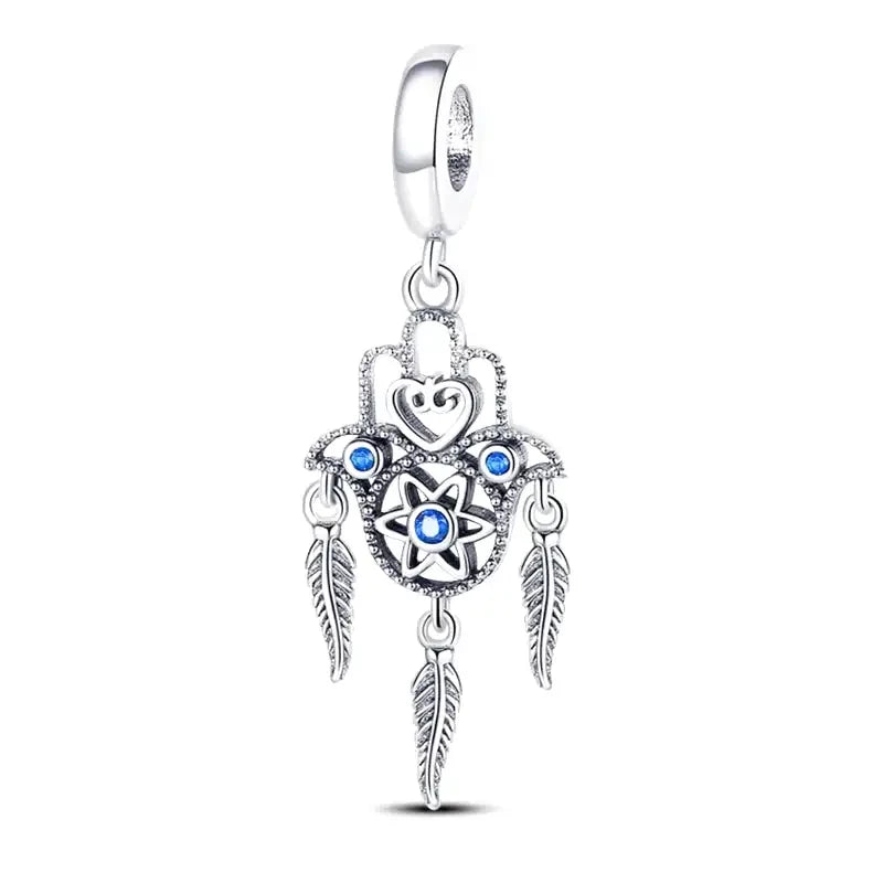 Khamsa Dream Catcher Charm 💤 Fits Pandora Bracelets Charms