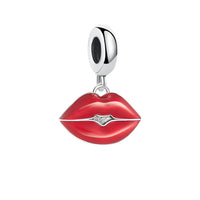 Red lips charm.