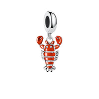 Lobster charm pendant.