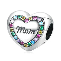 love mom heart charm