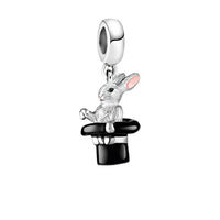 Rabbit-in-hat charm.