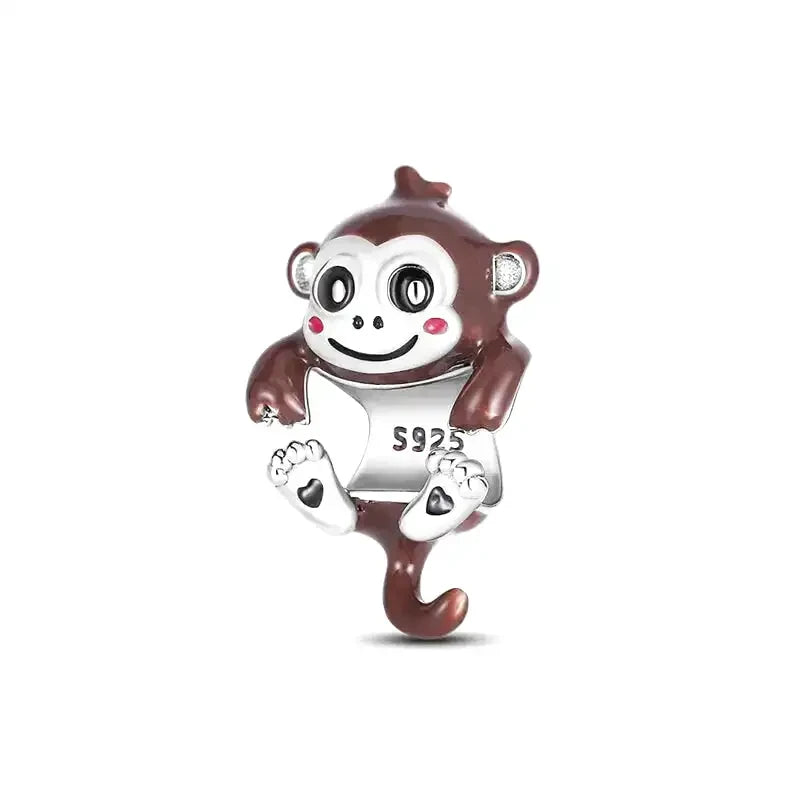 Sparkling 2025 monkey charm