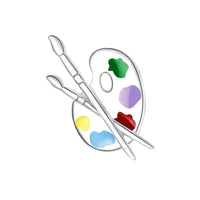 paint palette charm