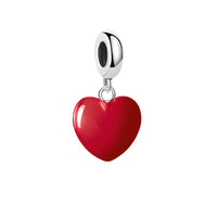 Red heart charm.