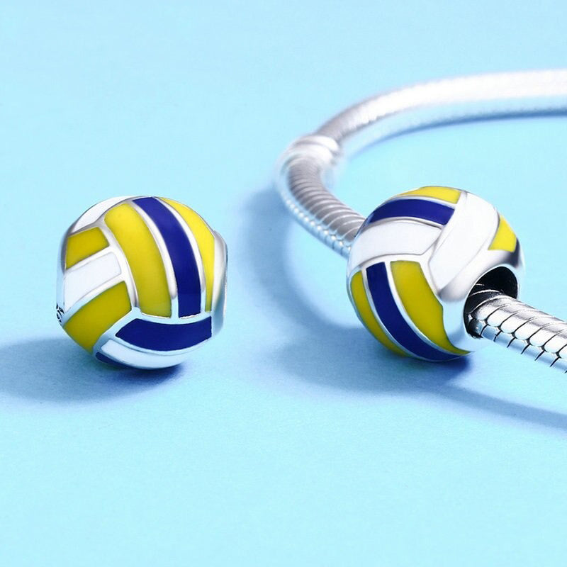 Bead Charms Pandora Volleyball Charm New Style 100% Sterling