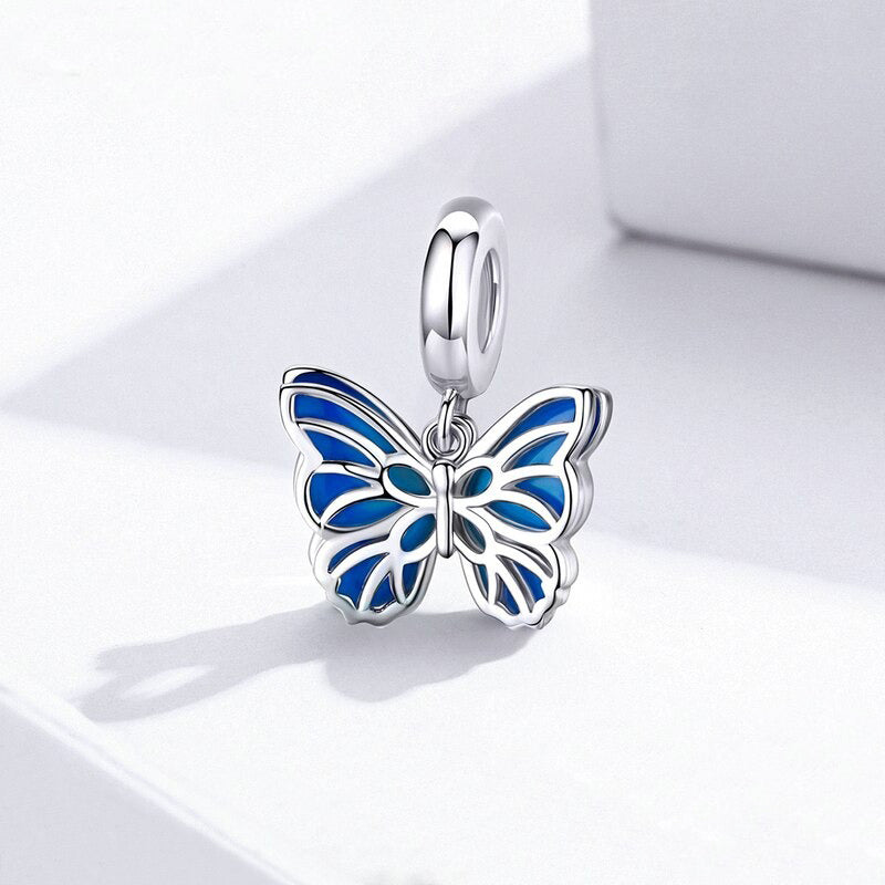 Pandora blue butterfly charm Clearance
