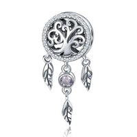 Tree of life dream catcher charm