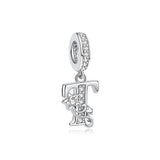 Letter T Charm