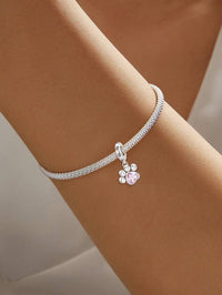 Pink Paw Charm