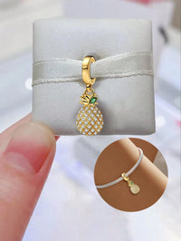 Gold Pineapple Charm