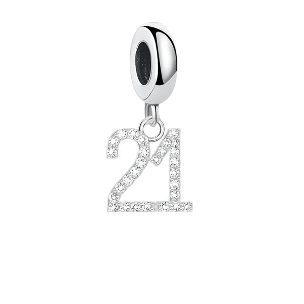 21 Charm | Pandora Bracelet Compatible – Planet Charms
