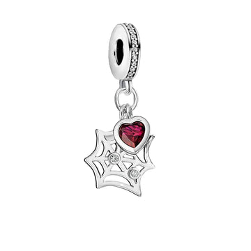 Spider Web Charm