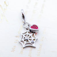 Spider Web Charm