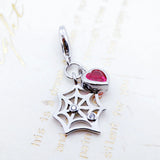 Spider Web Charm