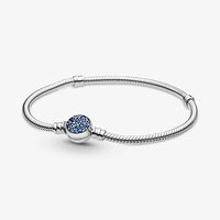 blue crystal charm bracelet