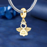 Gold 'My Angel' Charm