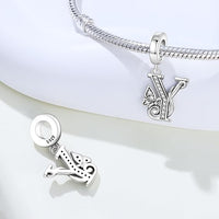 Butterfly Letter Y Charm