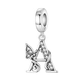 Butterfly Letter A Charm