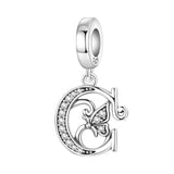 Butterfly Letter C Charm