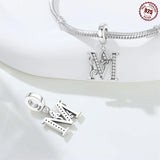 Butterfly Letter M Charm