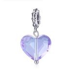 Glass Heart Charm