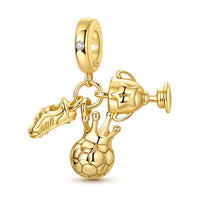 Football Trophy Charm