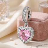 Pink Heart Charm Pendant