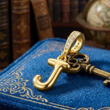 Gold Letter J Charm