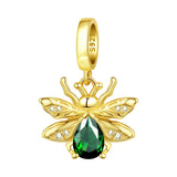 Gold Beetle Charm