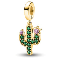 Gold Cactus Charm