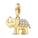 Gold Elephant Charm