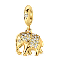 Gold Elephant Charm