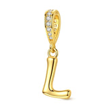 Gold Letter L Charm