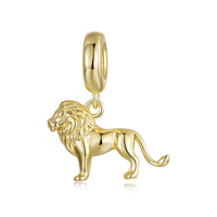 Gold Lion Charm