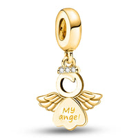 Gold 'My Angel' Charm