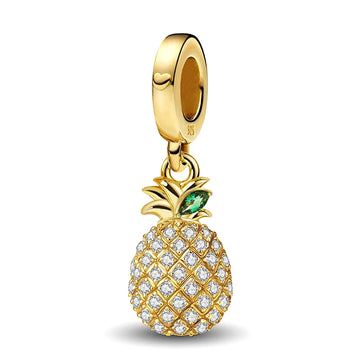 Gold Pineapple Charm